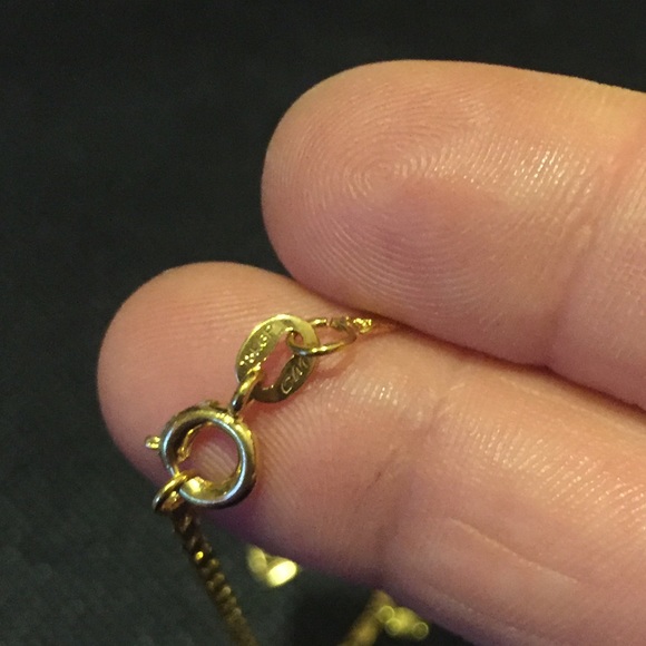 Stunning 14kgp Mystic Topaz and CZ necklace